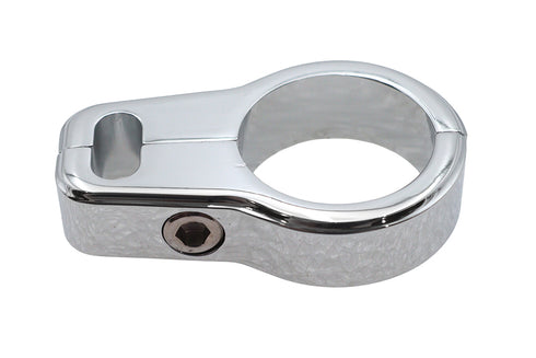 V-Twin Throttle Cable Clamp Chrome - 31-9943