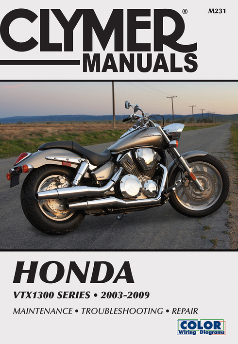 CLYMER Manual - Honda - VTX1300 '03-'09 CM231
