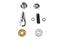 Colony Upper Steering Damper Kit Chrome - 3136-7