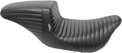 LE PERA Kickflip Daddy Long Legs Seat - Pleated - Black - FL '08-'23 LK-597DLPT