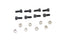 Colony Rear Brake Drum Bolt and Nut Kit - 3192-16