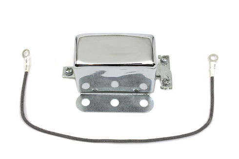 Volt Tech Chrome Look-A-Like 12 Volt 2-Brush Relay - 32-0071