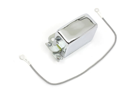Volt Tech Chrome Look-A-Like 12 Volt 2-Brush Relay - 32-0071