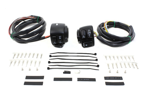 Volt Tech Handlebar Control Switch Housing Kit Black - 32-0278
