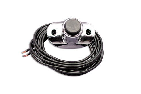 Volt Tech Chrome Two Wire Horn Switch Button - 32-0400