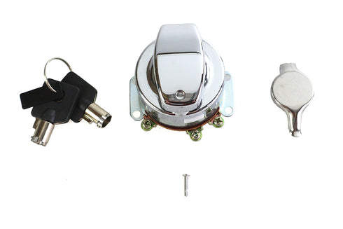 Volt Tech Hinge Ignition Switch 6 Terminal Chrome - 32-0482