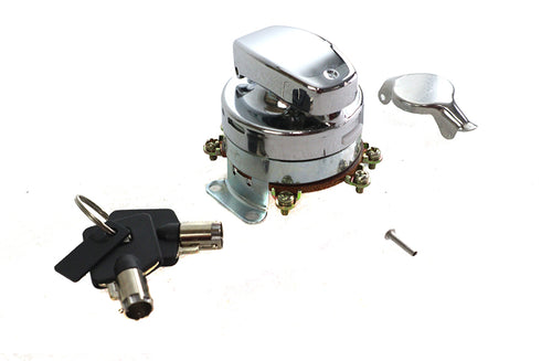 Volt Tech Hinge Ignition Switch 6 Terminal Chrome - 32-0482