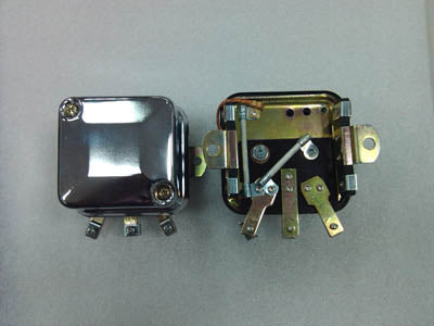 Volt Tech Chrome 6 Volt Mechanical Regulator - 32-0624