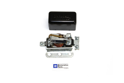 V-Twin Black Replica 3-Brush Delco Remy Relay - 32-0631