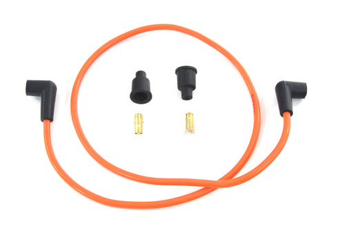 Volt Tech Orange Copper Core 7mm Spark Plug Wire Kit - 32-0650