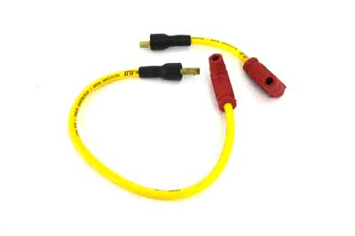 Accel Accel Yellow 8.8mm Spark Plug Wire Set - 32-0655