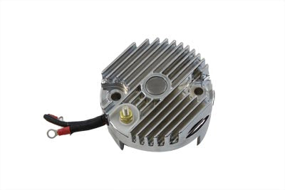 Volt Tech Chrome 12 Volt Regulator End Cover with High Output - 32-0785