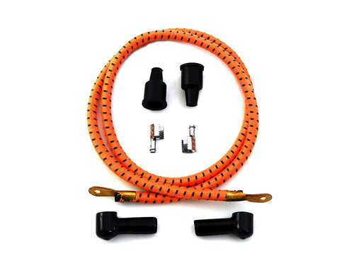 Volt Tech 9mm Vintage Cloth Spark Plug Wire Kit - 32-0973