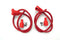 Volt Tech Universal Red 8mm Spark Plug Kit - 32-1041