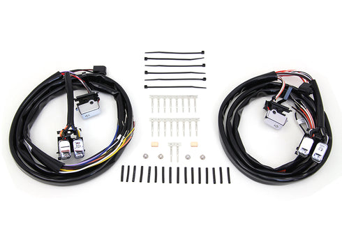 Volt Tech Handlebar Switch Kit Chrome with 60 inch Wires - 32-1135