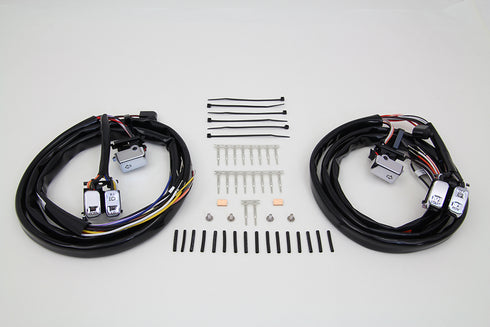 Volt Tech Handlebar Switch Kit Chrome with 60 inch Wires - 32-1135