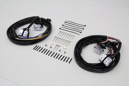 Volt Tech Handlebar Switch Kit Chrome with 60 inch Wires - 32-1135