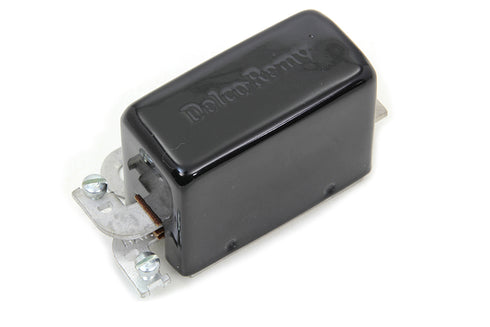 Volt Tech Black Replica Delco Remy 3-Brush Generator Relay - 32-1200