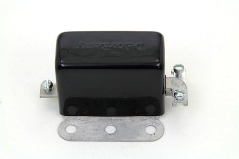 Volt Tech Black Replica Delco Remy 3-Brush Generator Relay - 32-1200