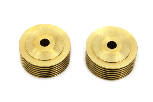 Volt Tech Brass Spark Plug Cool Fin Set - 32-1231