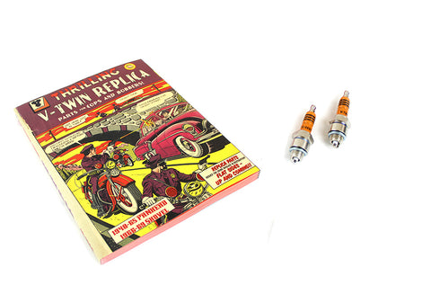 Volt Tech Panhead Spark Plug Set and Book Kit - 32-1246
