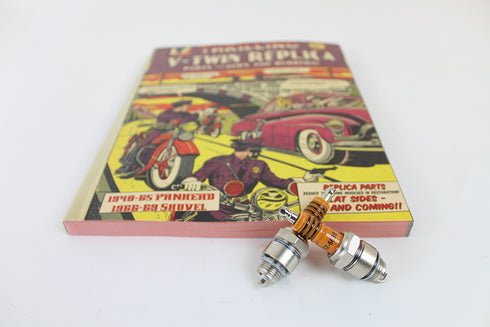 Volt Tech Panhead Spark Plug Set and Book Kit - 32-1246