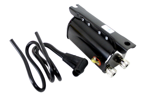 Volt Tech Stock 6 Volt Replica Ignition Coil Black - 32-1338