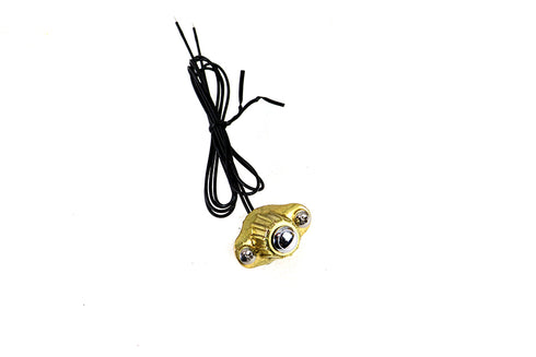 Volt Tech Old School Single Switch Kit Brass Finish - 32-1379