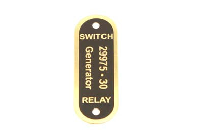 Volt Tech Generator Tag - 32-1538