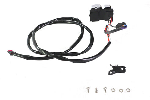 V-Twin Left Side Handlebar Control Module Chrome - 32-1648