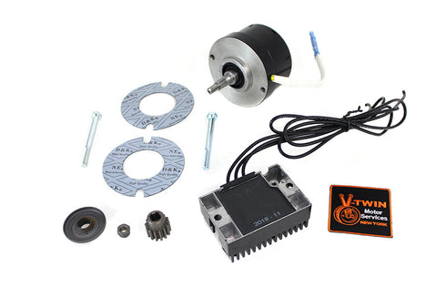 V-Twin Black 12 Volt Alternator Generator Conversion Kit - 32-1671