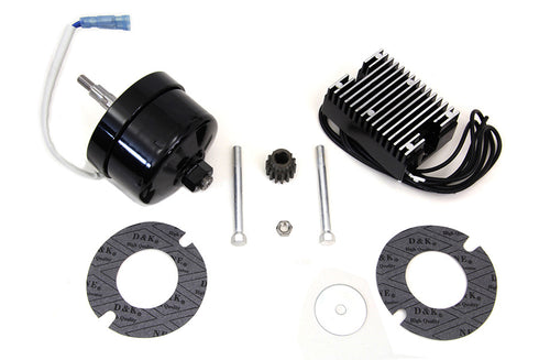 V-Twin Black 12 Volt Alternator Generator Conversion Kit - 32-1673