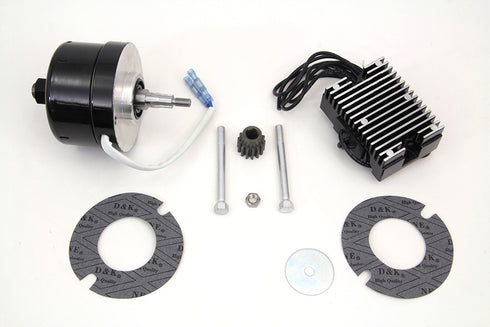 V-Twin Black 12 Volt Alternator Generator Conversion Kit - 32-1673