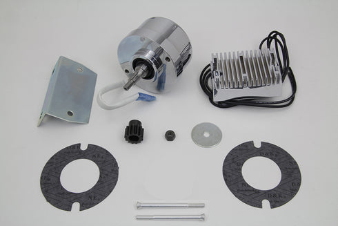 V-Twin Chrome 12 Volt Alternator Generator Conversion Kit - 32-1675