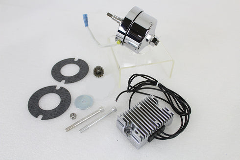 V-Twin Chrome 12 Volt Alternator Generator Conversion Kit - 32-1676