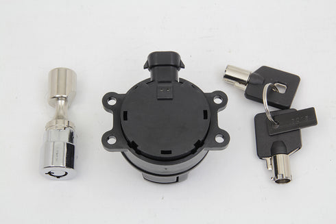 Volt Tech Ignition Key Switch Gloss Black - 32-1698