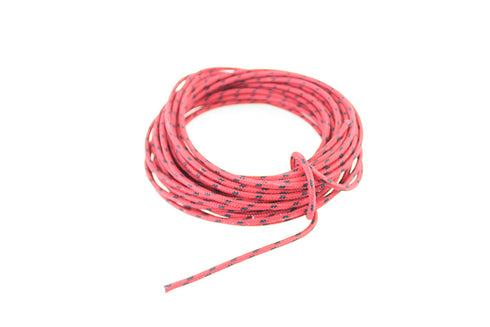 Volt Tech Red with Black Dot 25' Braided Wire - 32-1723