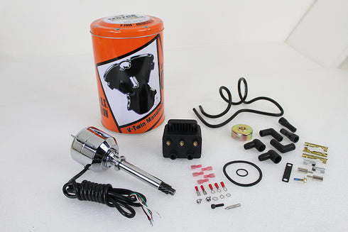 V-Twin V-Fire Single Fire Electronic Ignition Distributor with Coil - 32-1769