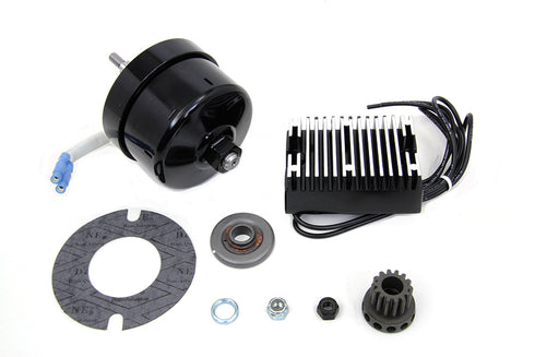 Volt Tech Black 12 Volt Alternator Generator Conversion Kit - 32-1785