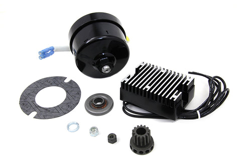 Volt Tech Black 12 Volt Alternator Generator Conversion Kit - 32-1785