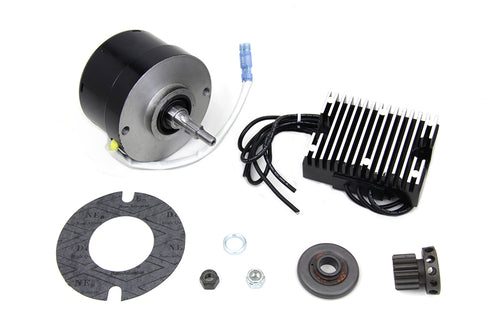 Volt Tech Black 12 Volt Alternator Generator Conversion Kit - 32-1785