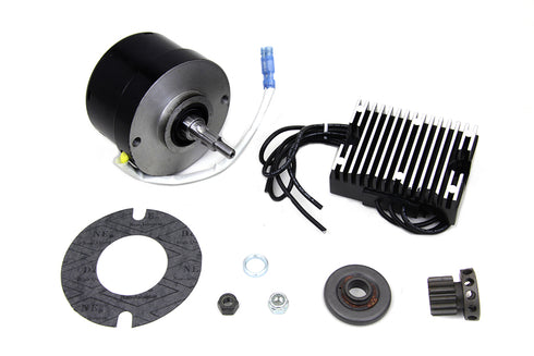 Volt Tech Black 12 Volt Alternator Generator Conversion Kit - 32-1785