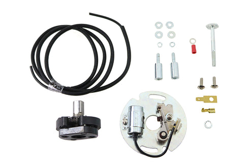 V-Twin V-Fire Overhead Valve Auto Advance Distributor Chrome - 32-1890