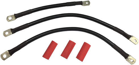 V-Twin Battery Cable Set Black - 32-1906