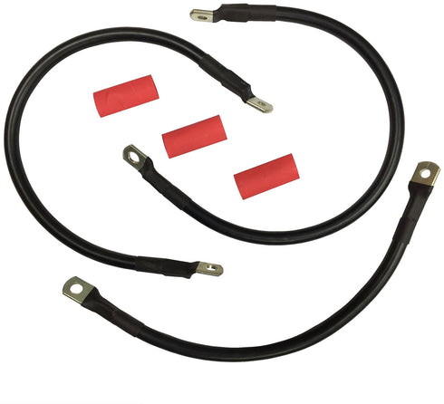 V-Twin Battery Cable Set Black - 32-1910