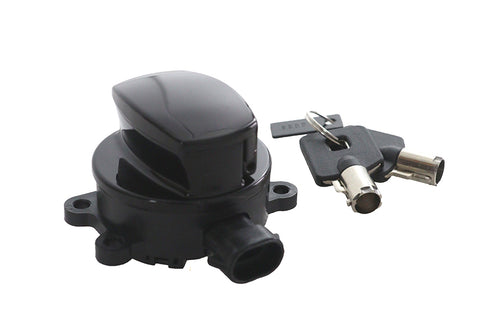 V-Twin FLT Ignition Switch Black - 32-1938