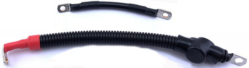 V-Twin Battery Cable Set Black - 32-1974