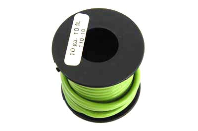 V-Twin Primary Wire 10 Gauge 10' Roll Green - 32-2131
