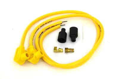 Sumax Universal Yellow 8mm Pro Spark Plug Wire Kit - 32-6481