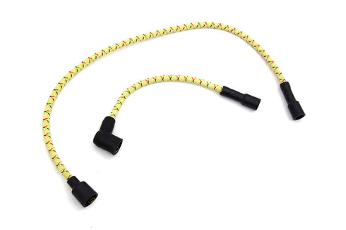 Sumax Sumax Yellow with Black & Red Tracer 7mm Spark Plug Wire Set - 32-7343